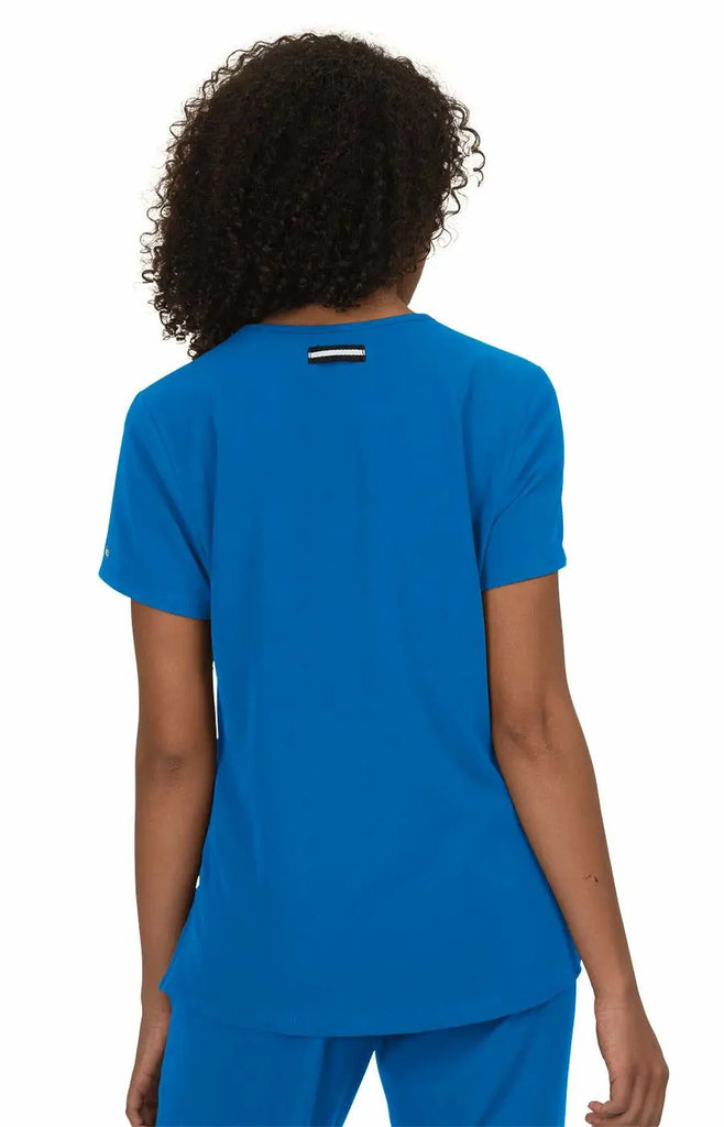 Koi Scrubs Ready To Work Solid Scrub Top Royal Blue | scrub-supply.com