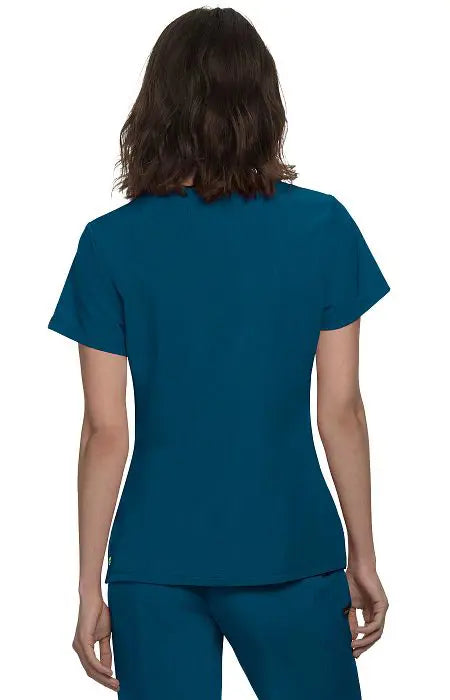 Koi Scrubs Renew Top Caribbean Blue | scrub-supply.com