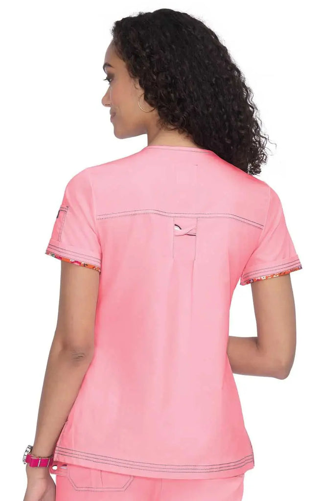 Koi Scrubs Georgia Top Sweet Pink | scrub-supply.com