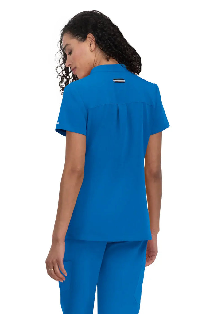 Koi Scrubs Driven Top Royal Blue | scrub-supply.com