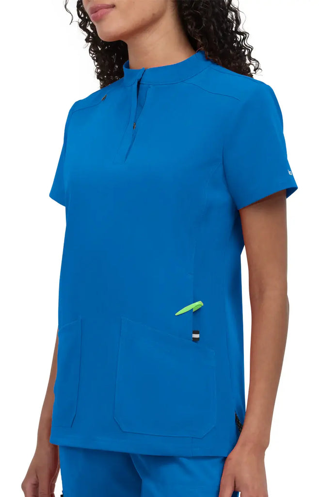 Koi Scrubs Driven Top Royal Blue | scrub-supply.com