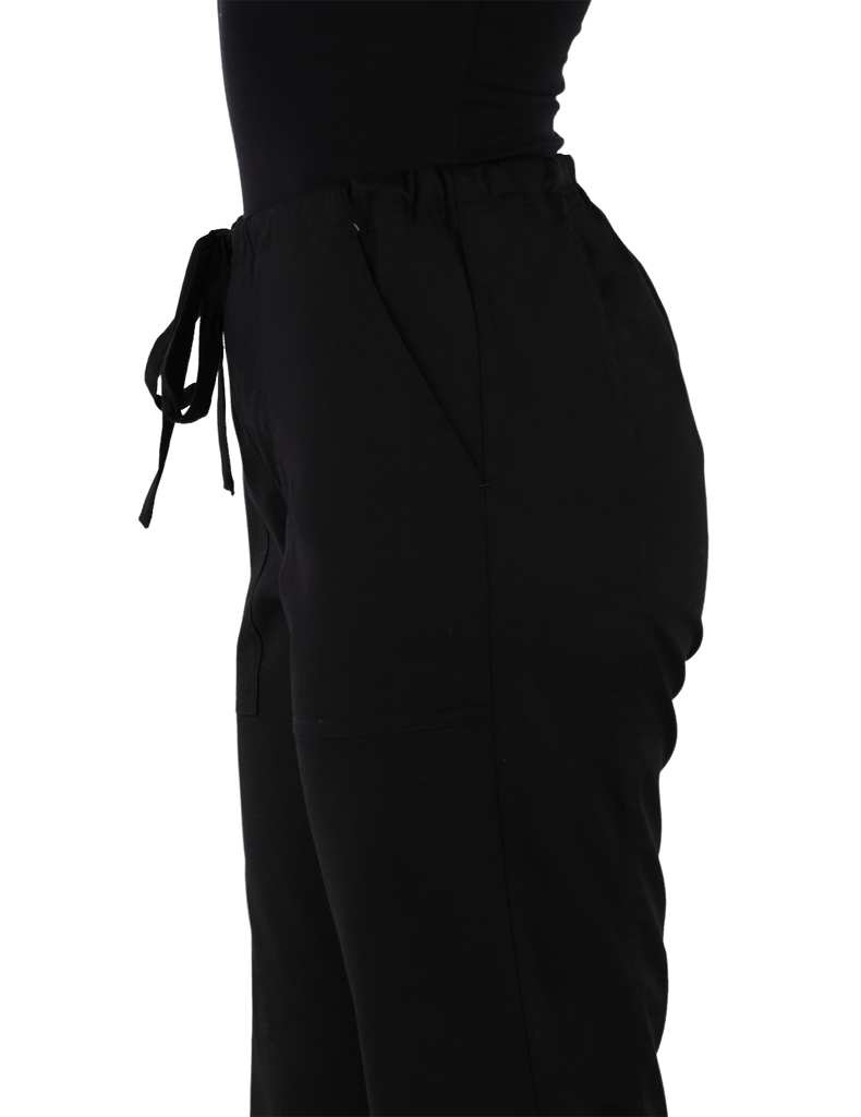 Life Threads Scrubs Women's Contego Cargo Pant Black | scrub-supply.com