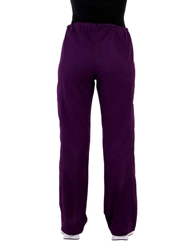 Life Threads Scrubs Women's Contego Cargo Pant Eggplant | scrub-supply.com