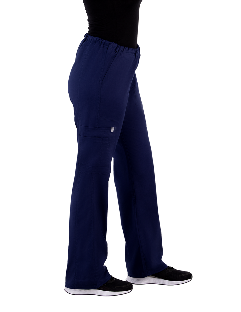 Life Threads Scrubs Women's Contego Cargo Pant Navy Blue | scrub-supply.com