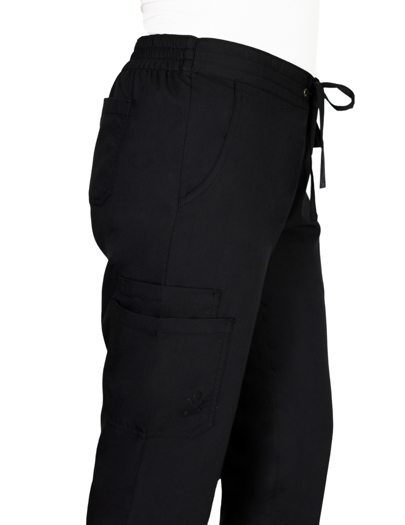 Life Threads Scrubs Women's Ergo 2.0 Utility Pant Black | scrub-supply.com