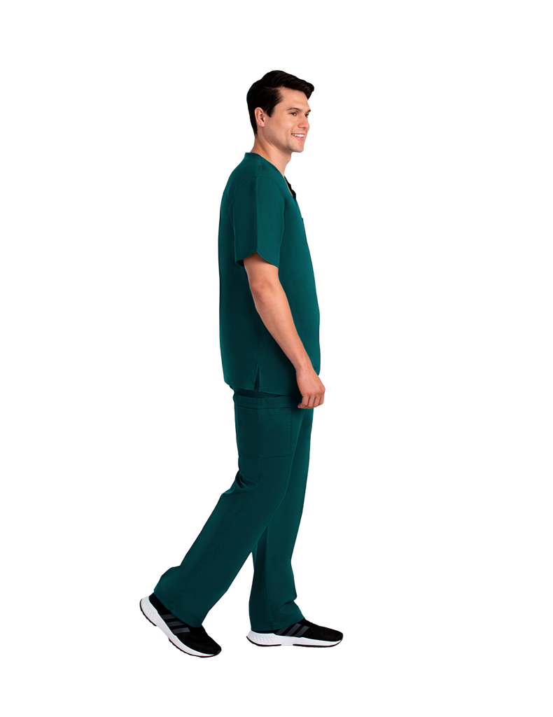 Life Threads Scrubs Men's Contego Cargo Pant Hunter Green | scrub-supply.com