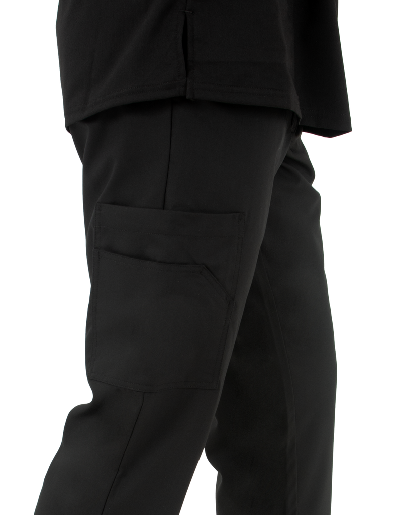 Life Threads Scrubs Men's Ergo 2.0 Cargo Pant Black | scrub-supply.com