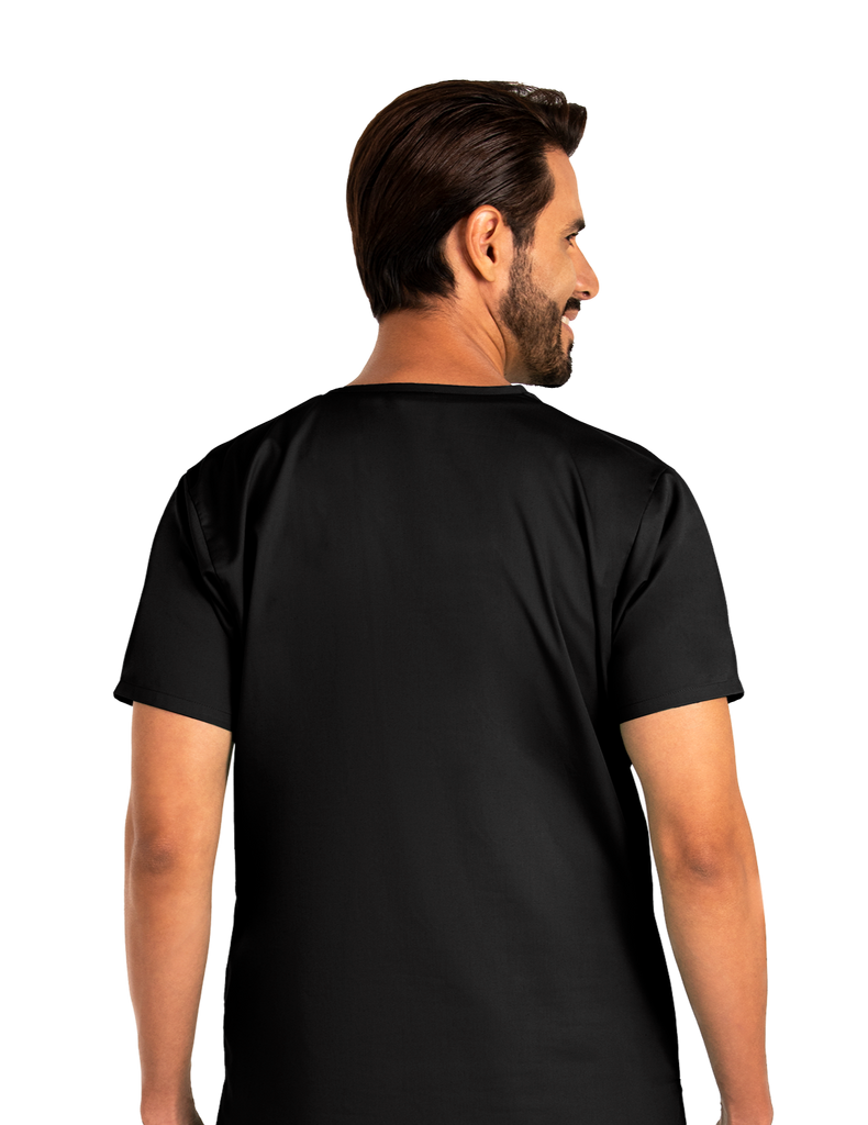 Life Threads Scrubs Men's Classic Top Black | scrub-supply.com