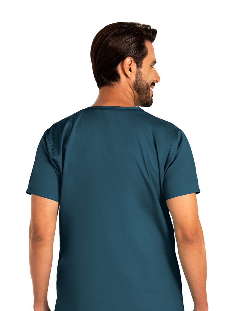 Life Threads Scrubs Men's Classic Top Caribbean Blue | scrub-supply.com