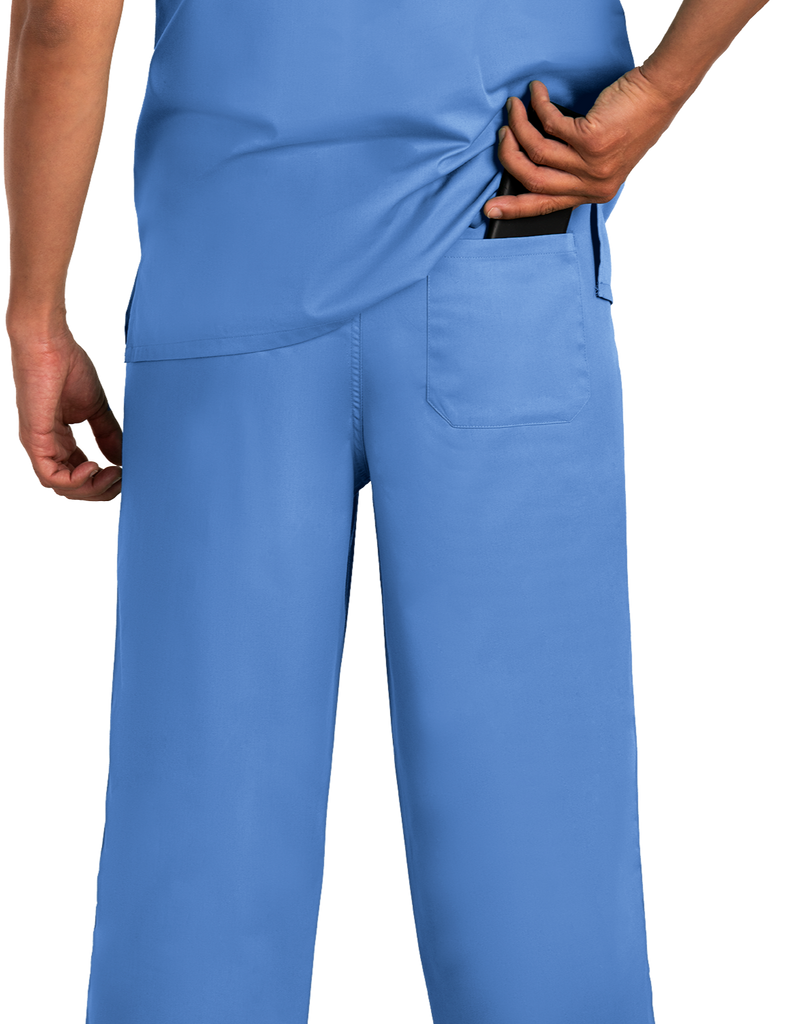 Life Threads Scrubs Men's Classic Pant Ceil Blue | scrub-supply.com