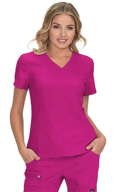 Koi Scrubs Philosophy Top Azalea Pink | scrub-supply.com