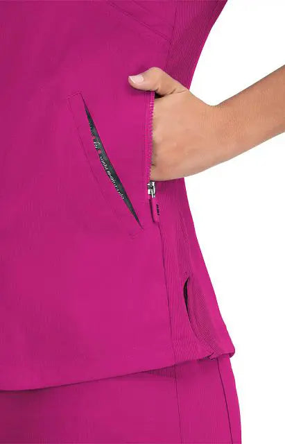 Koi Scrubs Philosophy Top Azalea Pink | scrub-supply.com