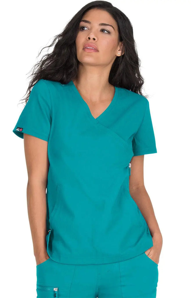 Koi Scrubs Philosophy Top Teal | scrub-supply.com