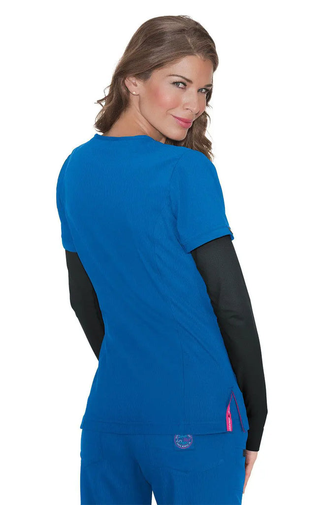 Koi Scrubs Philosophy Top Royal Blue | scrub-supply.com