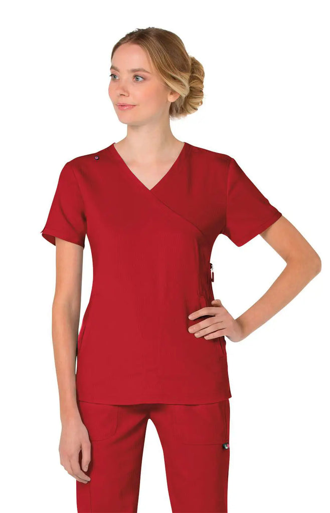 Koi Scrubs Philosophy Top Ruby | scrub-supply.com