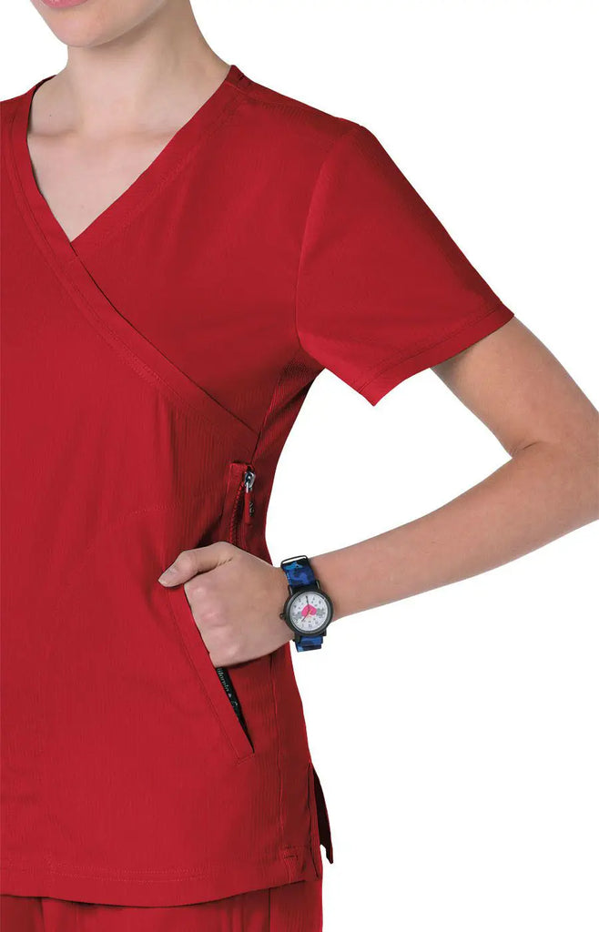 Koi Scrubs Philosophy Top Ruby | scrub-supply.com