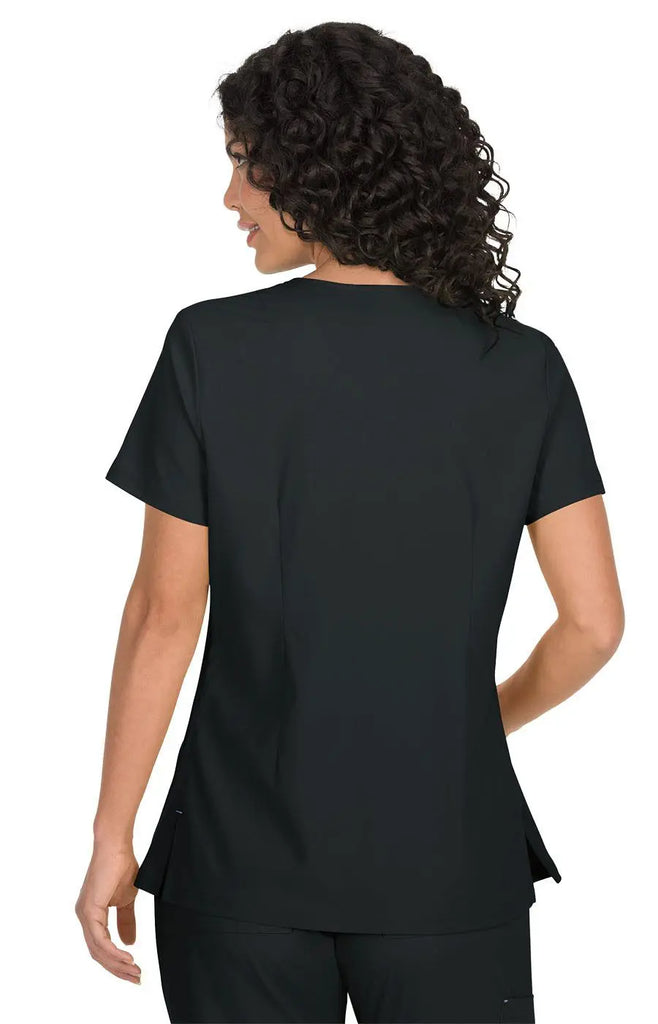 Koi Scrubs Katie Top Black | scrub-supply.com