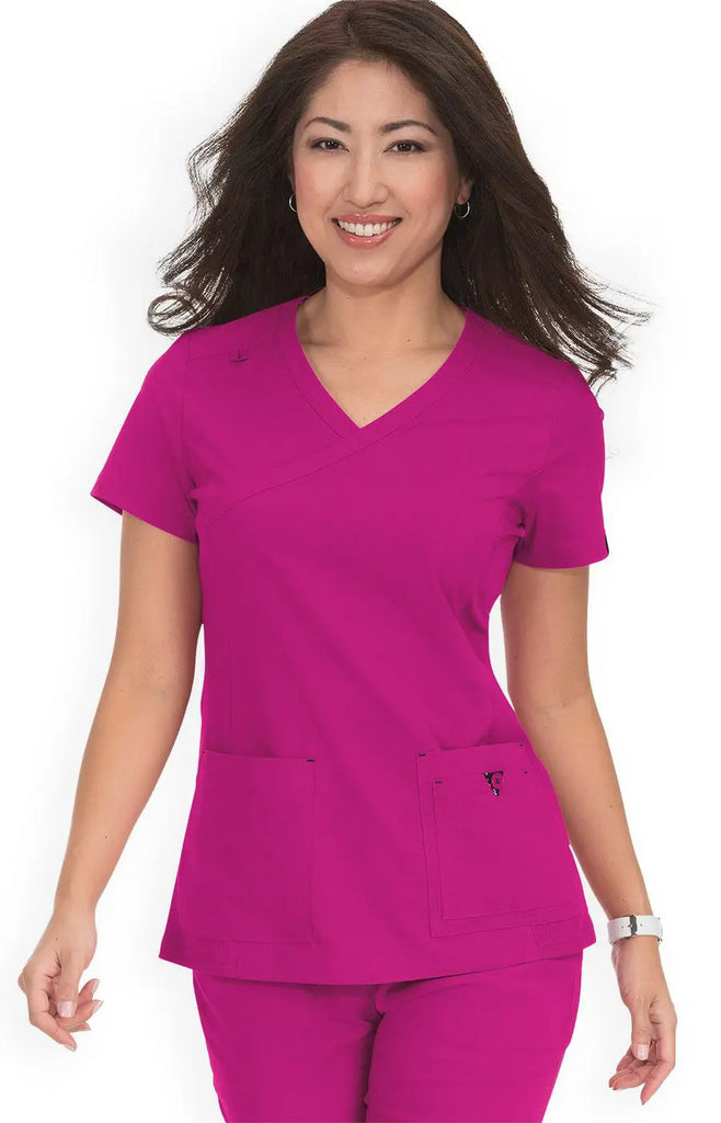 Koi Scrubs Katie Top Azalea Pink | scrub-supply.com