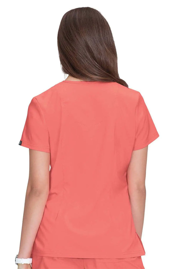 Koi Scrubs Katie Top Coral | scrub-supply.com