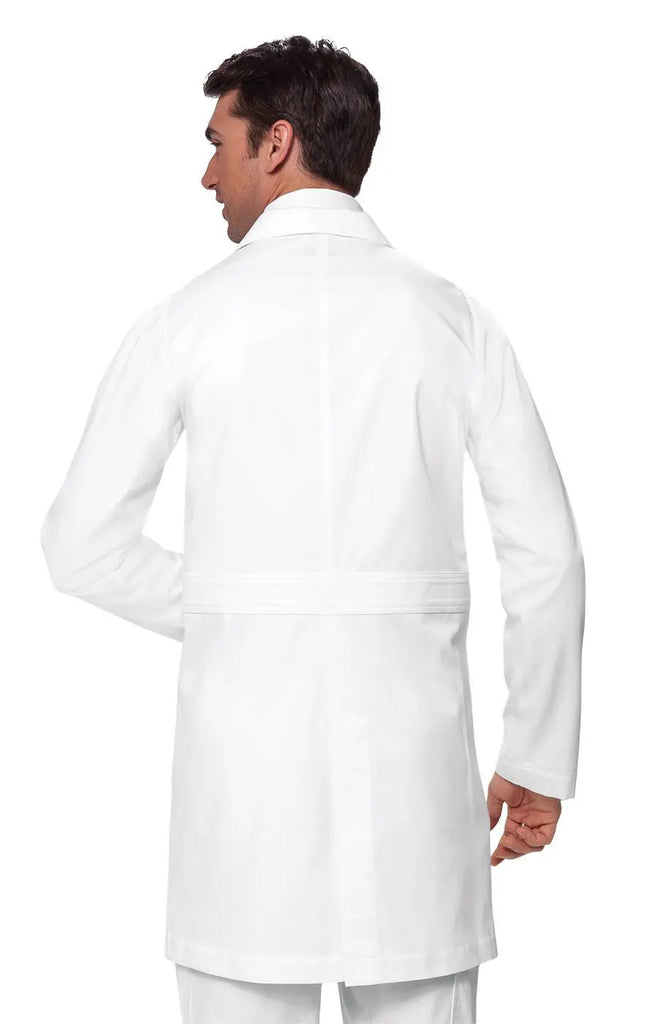 Koi Scrubs Jack Lab Coat White | scrub-supply.com