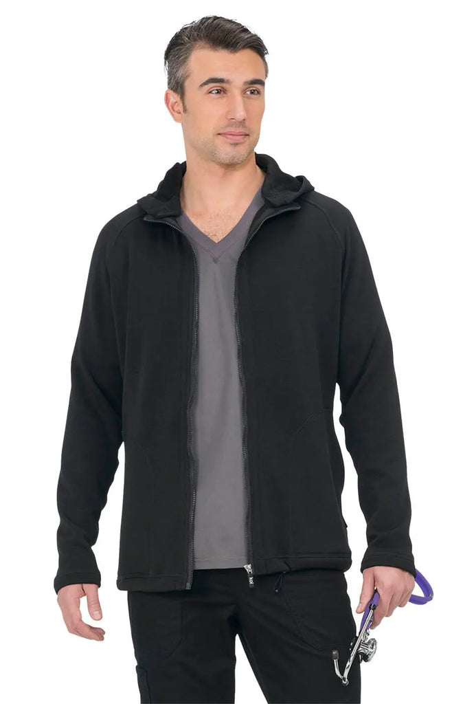 Koi Scrubs Freedom Jacket Black | scrub-supply.com