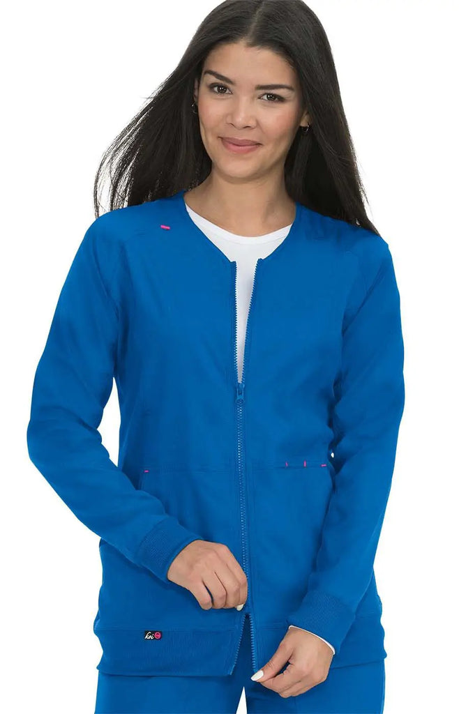 Koi Scrubs Clarity Jacket Royal Blue | scrub-supply.com