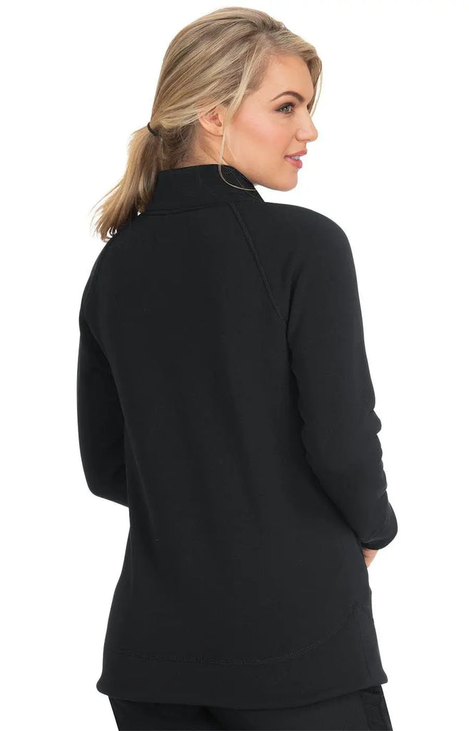 Koi Scrubs Wellness Jacket Black | scrub-supply.com