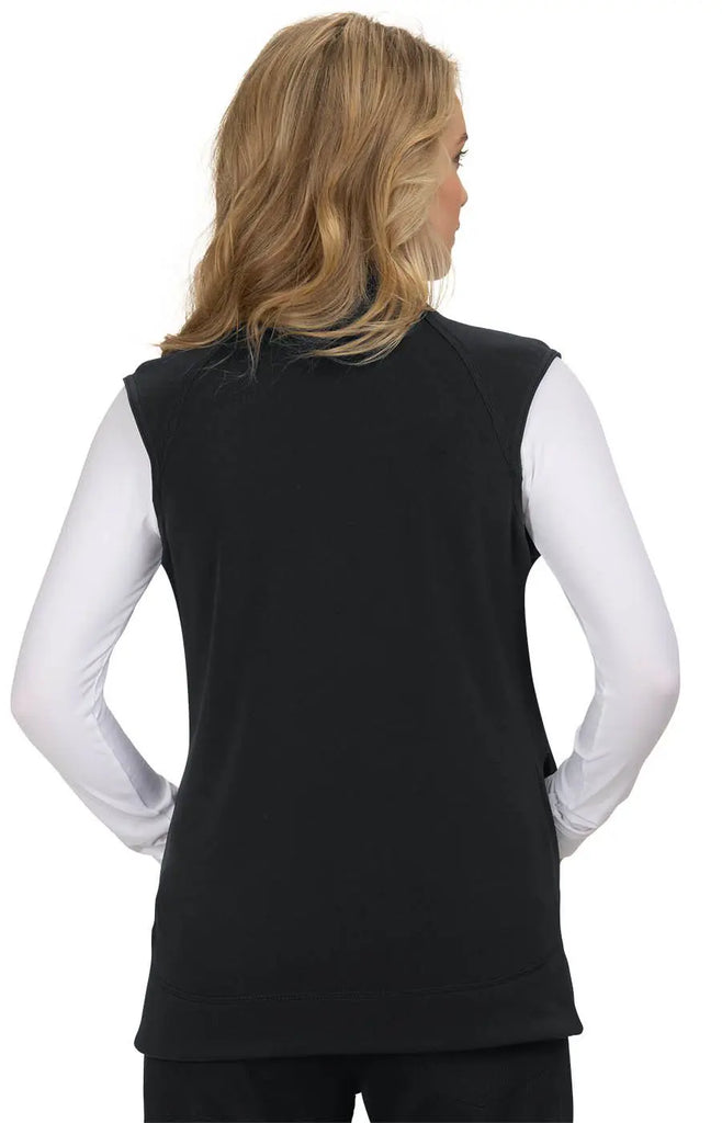 Koi Scrubs Fearless Vest Black | scrub-supply.com