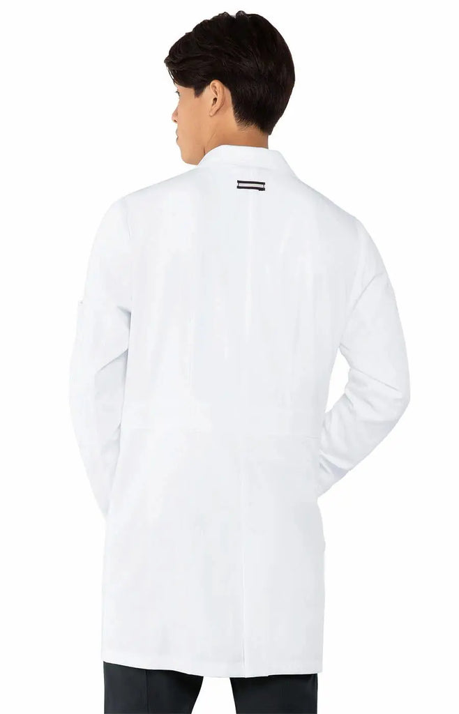 Koi Scrubs Men's His Everyday Lab Coat White | scrub-supply.com