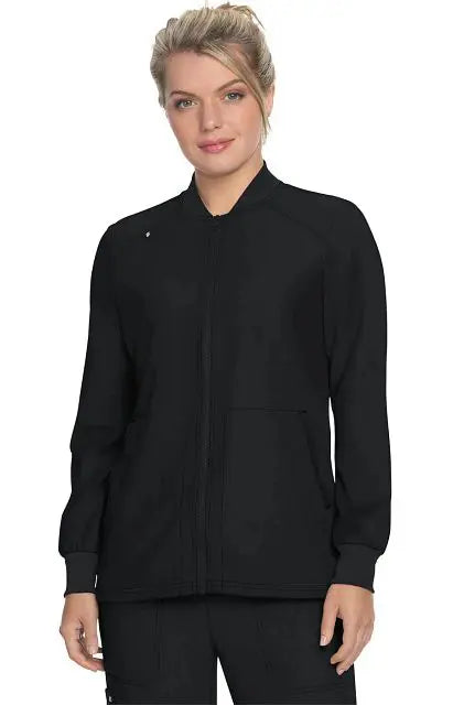 Koi Scrubs Always in Motion Jacket Black | scrub-supply.com