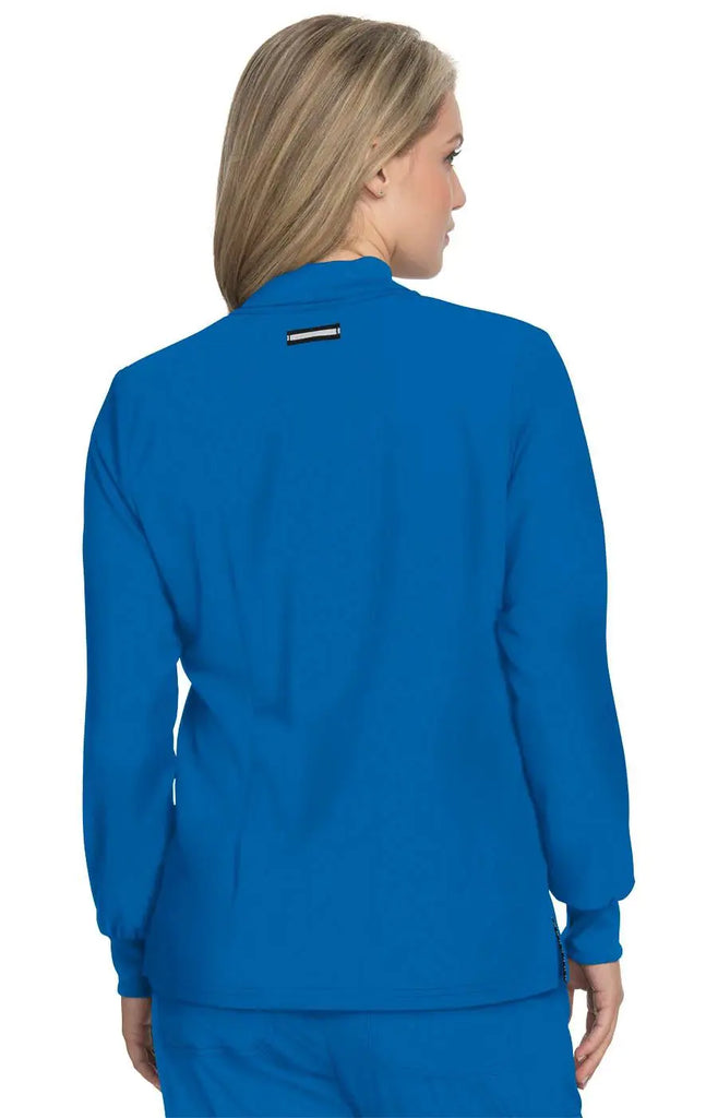 Koi Scrubs Always in Motion Jacket Royal Blue | scrub-supply.com