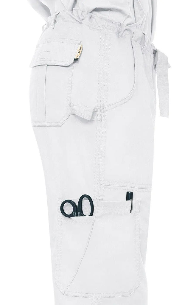 Koi Scrubs James Pant White | scrub-supply.com