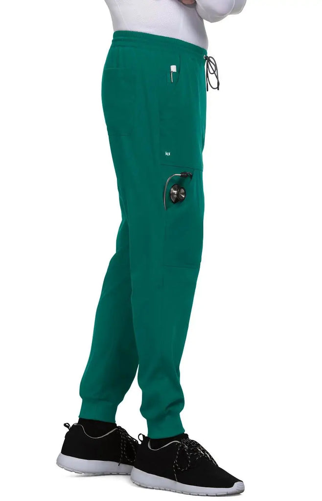 Koi Scrubs Men's Day to Night Jogger Hunter | scrub-supply.com