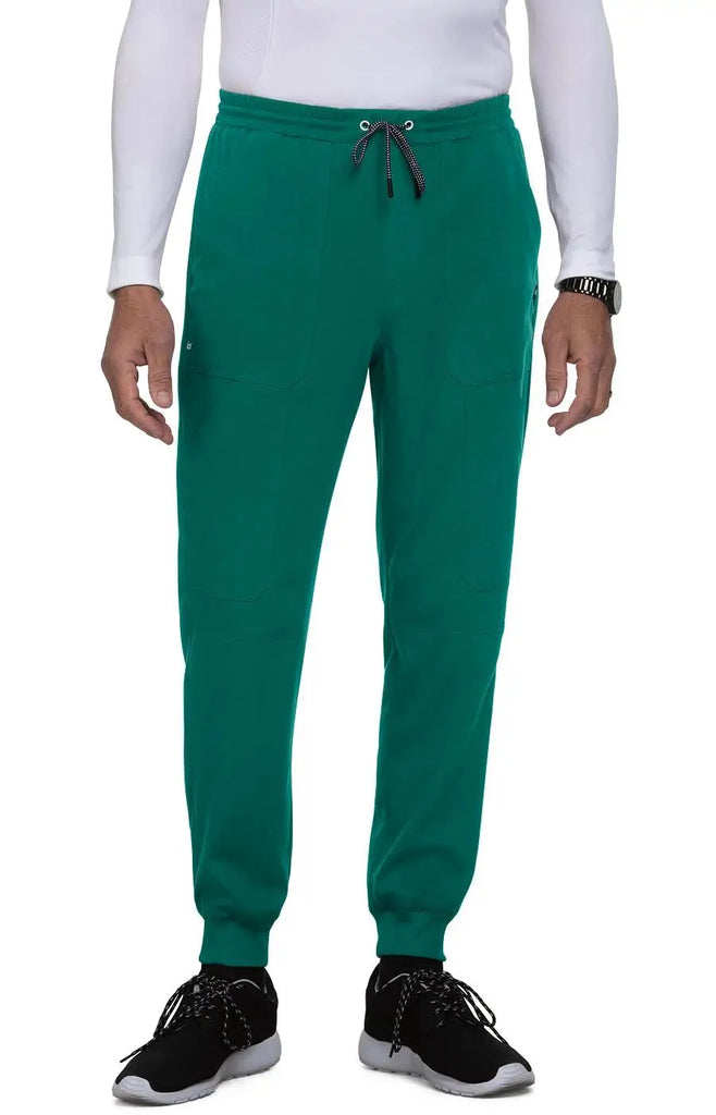 Koi Scrubs Men's Day to Night Jogger Hunter | scrub-supply.com
