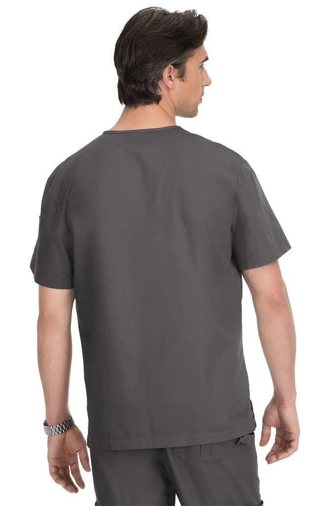 Koi Scrubs Jason Top Steel | scrub-supply.com