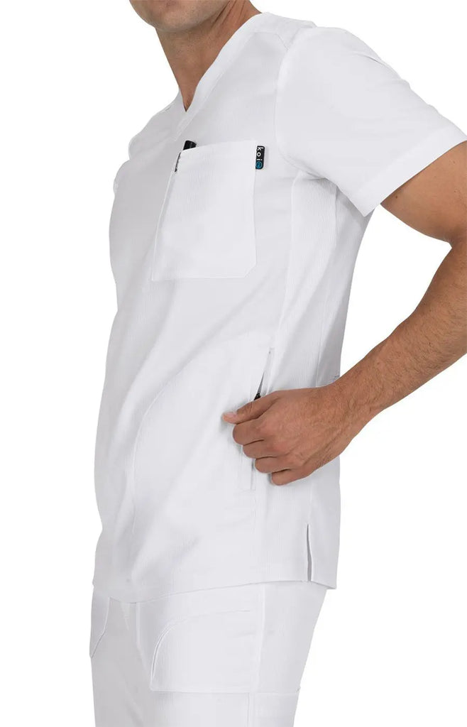 Koi Scrubs Force Top White | scrub-supply.com