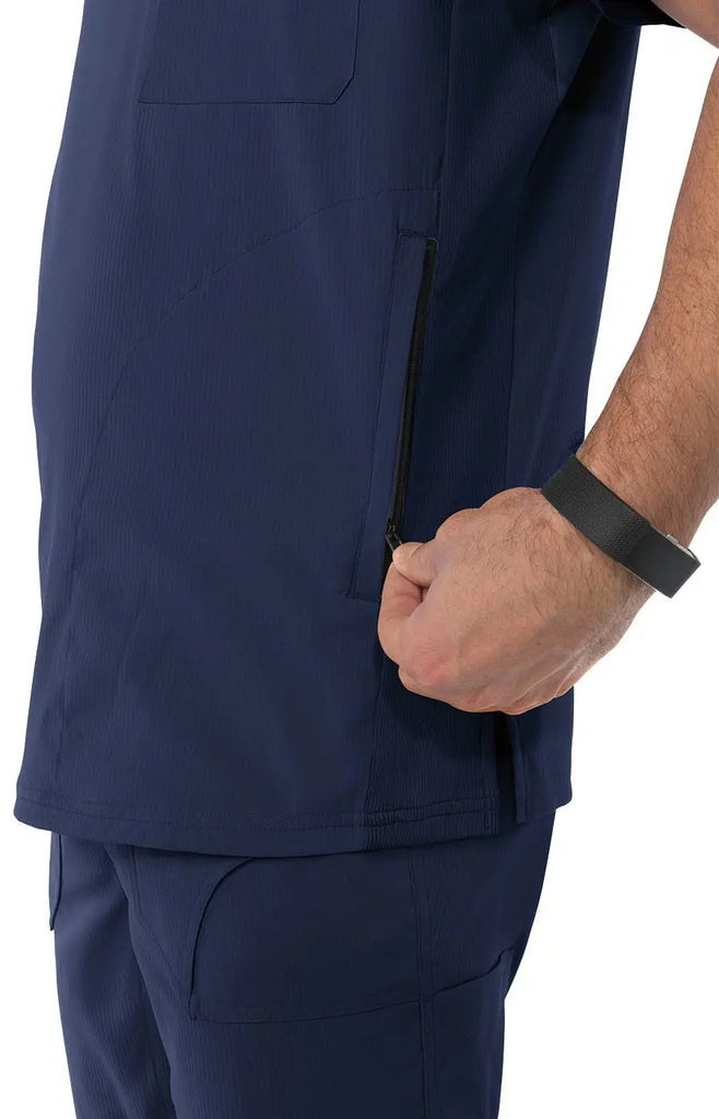 Koi Scrubs Force Top Navy | scrub-supply.com