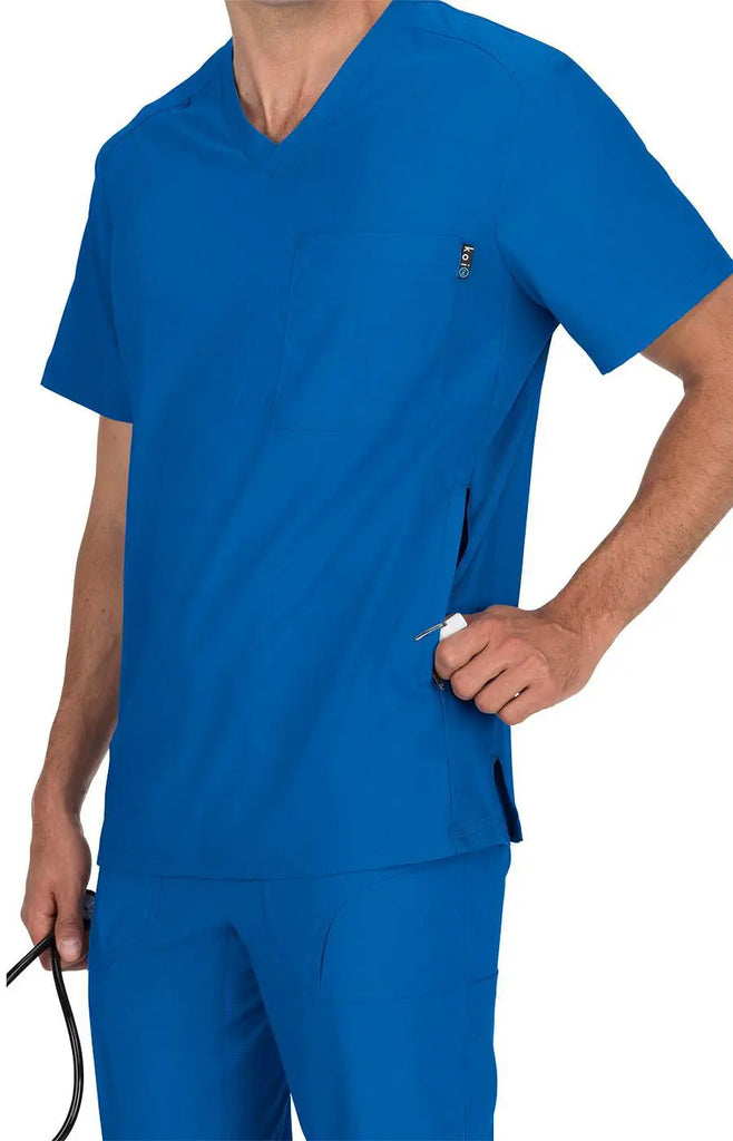 Koi Scrubs Force Top Royal Blue | scrub-supply.com