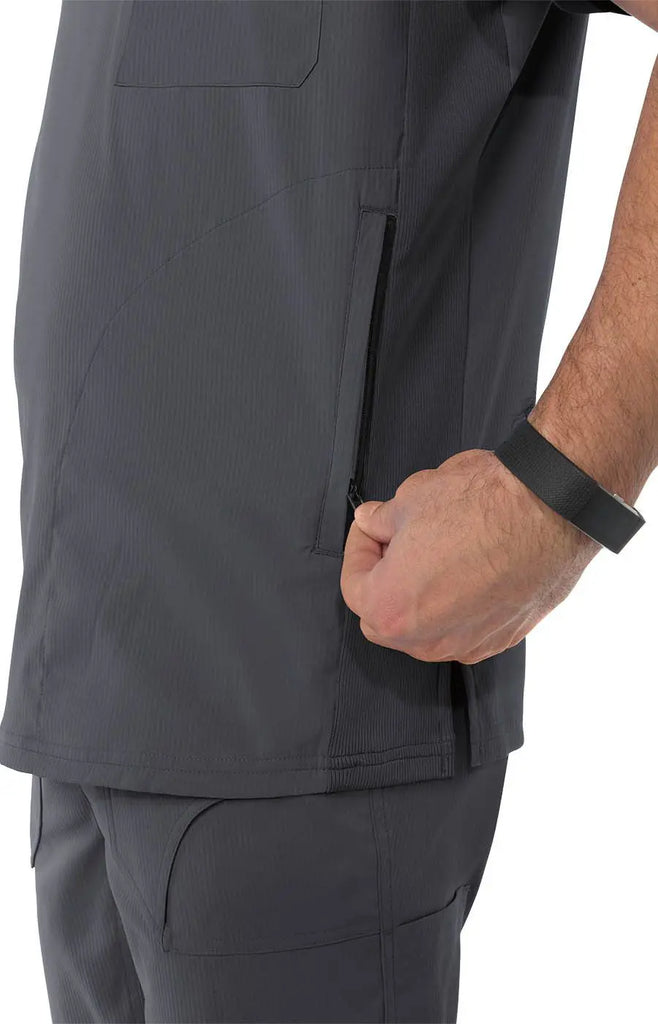 Koi Scrubs Force Top Charcoal | scrub-supply.com