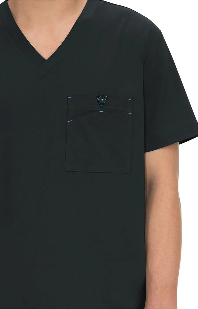 Koi Scrubs Bryan Top Black | scrub-supply.com