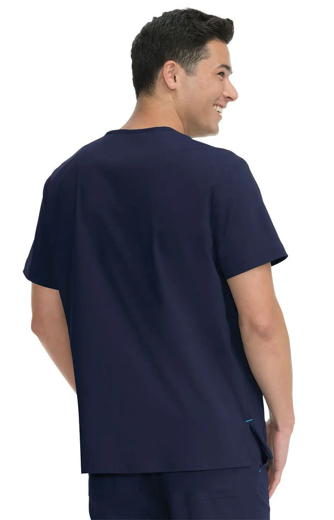 Koi Scrubs Bryan Top Navy | scrub-supply.com