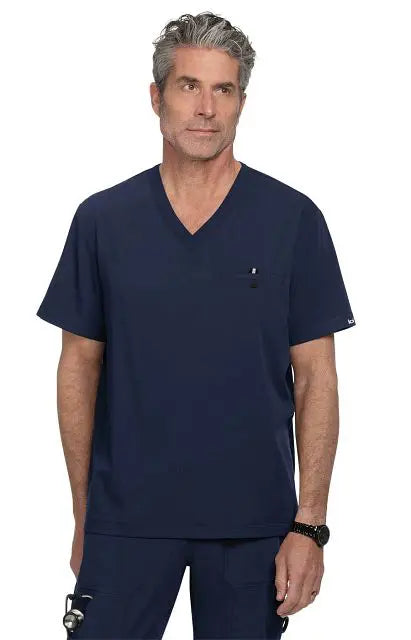 Koi Scrubs On Call Top Navy | scrub-supply.com