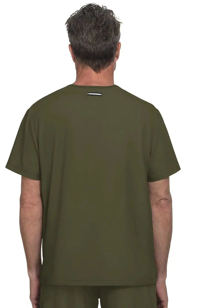 Koi Scrubs On Call Top Olive Green | scrub-supply.com