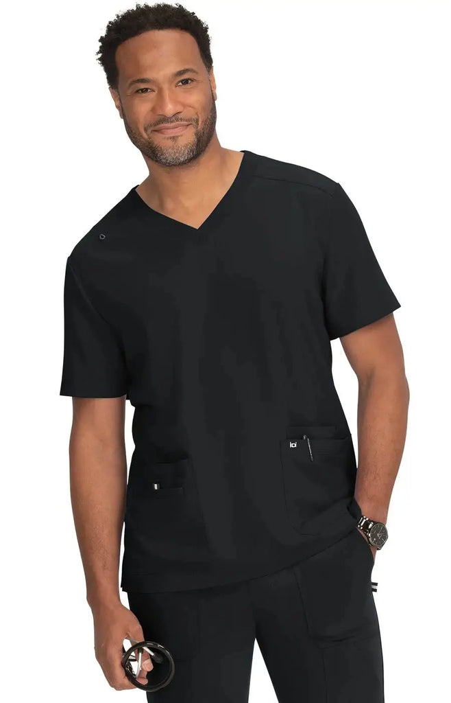 Koi Scrubs Free To Be Top Black | scrub-supply.com