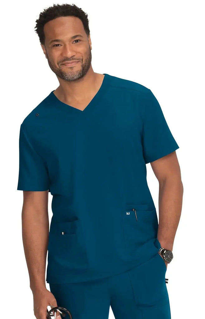 Koi Scrubs Free To Be Top Caribbean Blue | scrub-supply.com