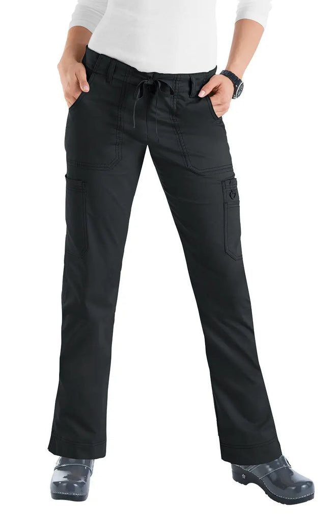 Koi Scrubs Women's Stretch Lindsey Pant Black | scrub-supply.com