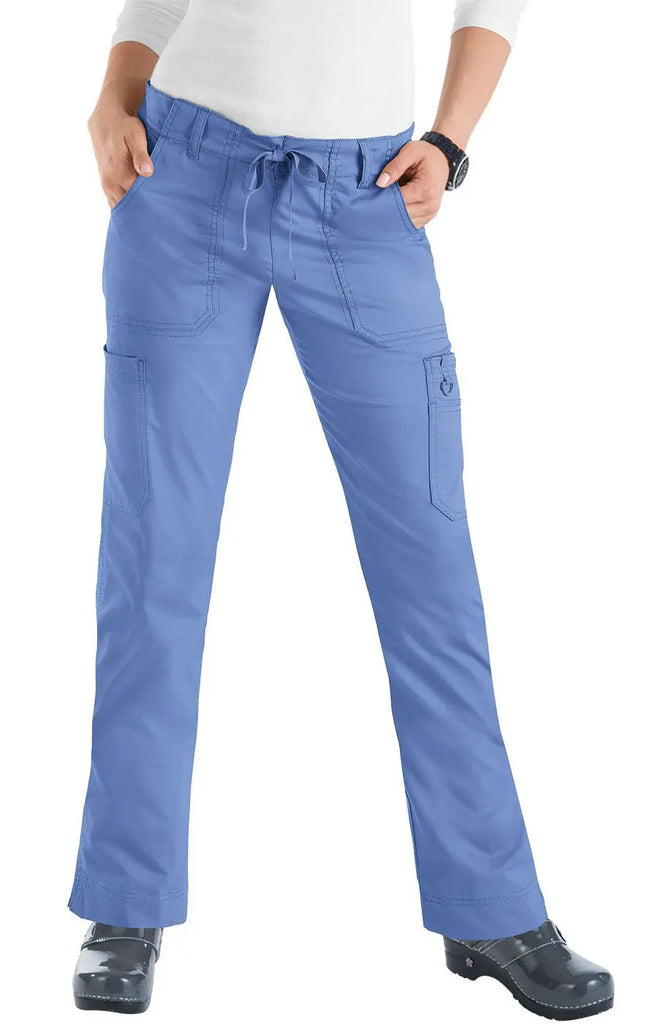 Koi Scrubs Stretch Lindsey Pant True Ceil | scrub-supply.com