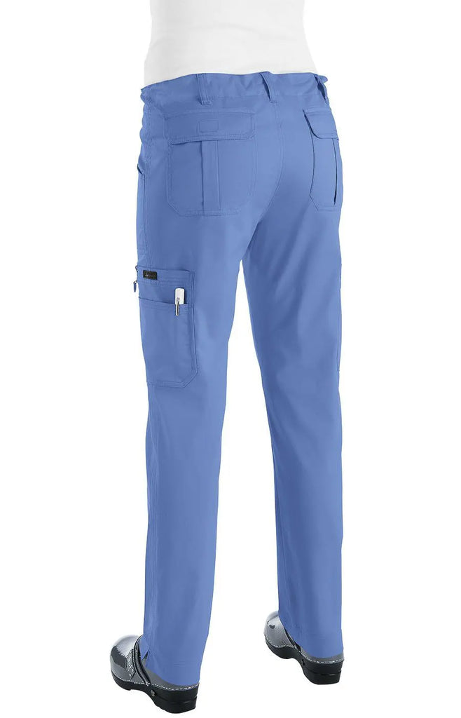 Koi Scrubs Stretch Lindsey Pant True Ceil | scrub-supply.com