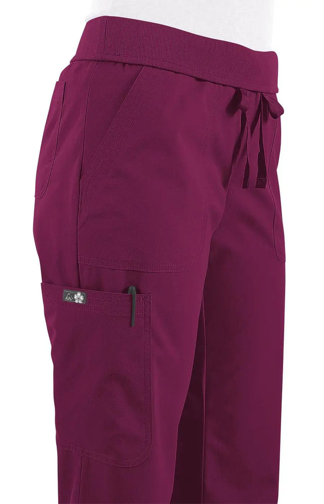 Koi Scrubs Morgan Pant Wine | scrub-supply.com