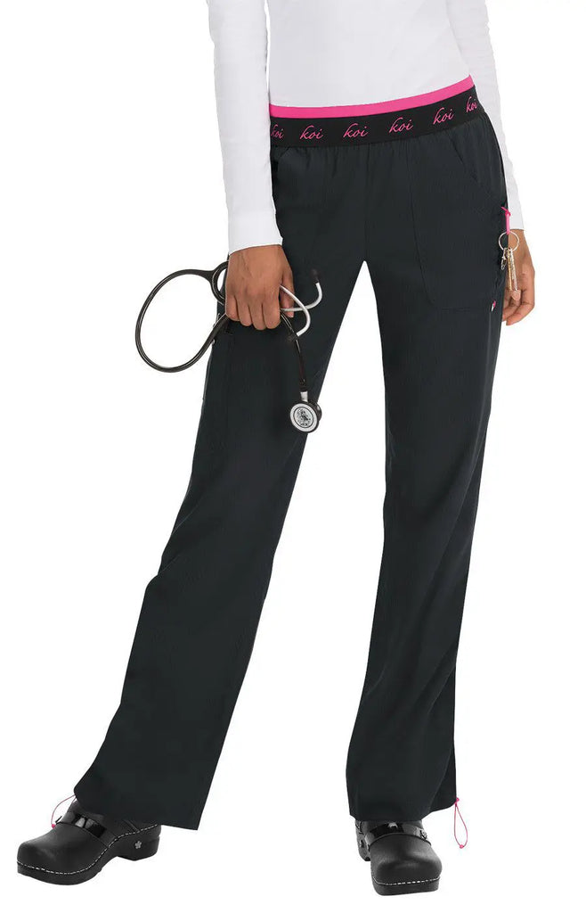 Koi Scrubs Spirit Pant Black | scrub-supply.com